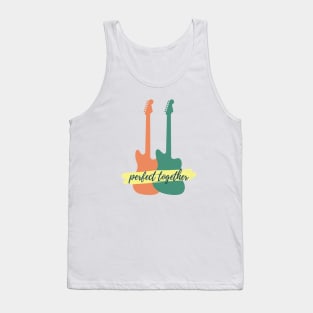 Perfect Together Offset Style Electric Guitars Silhouette Tank Top